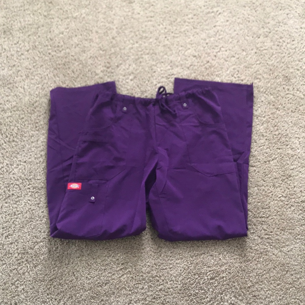 Purple dickies scrub pants